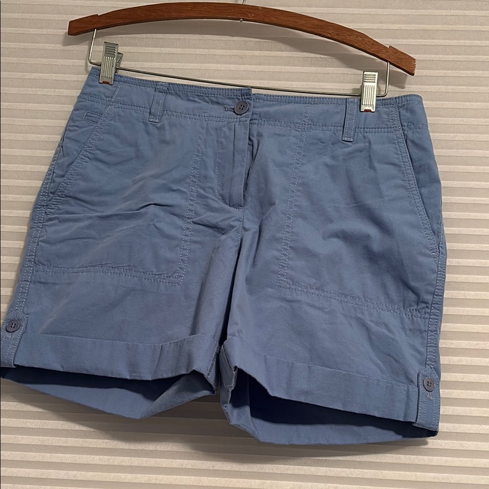 Women's Blue Casual Shorts